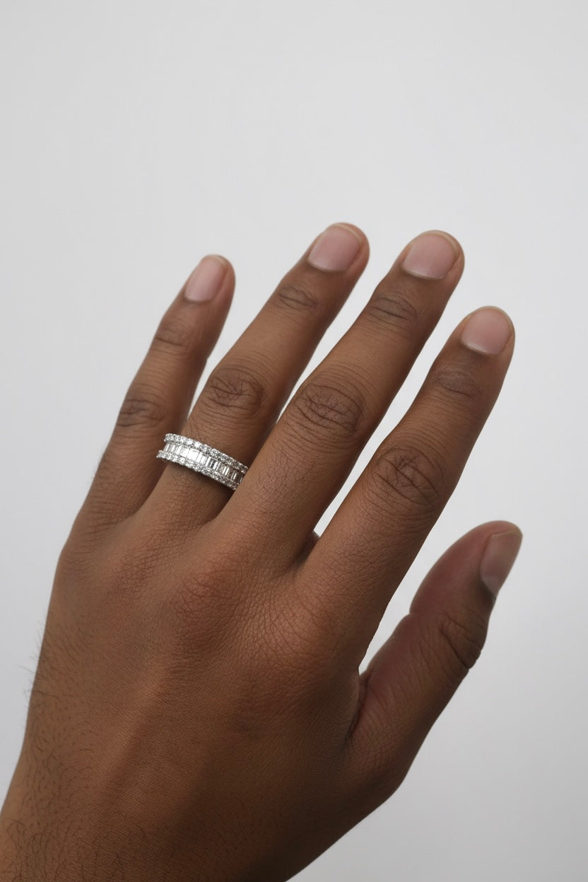 1.10ct Zion Single Base Diamond Ring in 18k White Gold