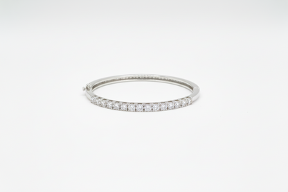 2.66ct Elaria Radiance Claw Diamond Bracelet in 9k White Gold