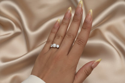 2.37ct Regal Trinity Diamond Ring