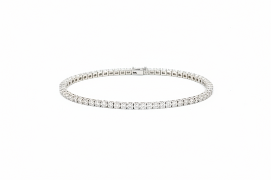 9.30ct Celestia Line Diamond Bracelet in 18k White Gold