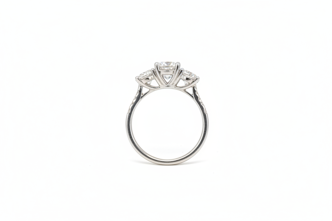 2.37ct Regal Trinity Diamond Ring