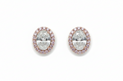 2.08ct Rosé Radiance Diamond Earrings