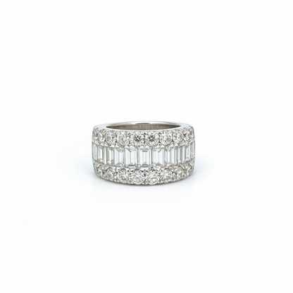 1.98ct Luminary Halo Diamond Ring in 9k White Gold