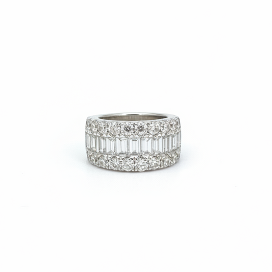 1.98ct Luminary Halo Diamond Ring in 9k White Gold