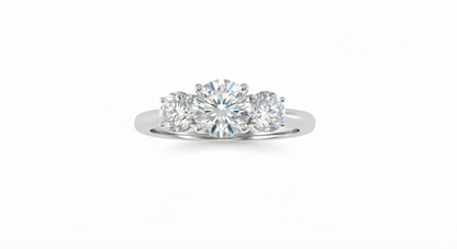 2.37ct Regal Trinity Diamond Ring