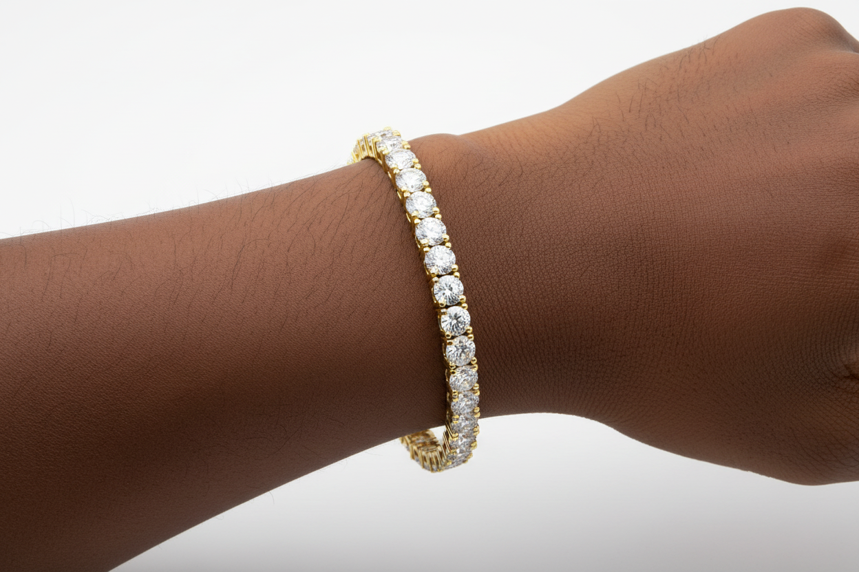 10.03ct Aurelia Radiance Diamond Tennis Bracelet in 9k Yellow Gold