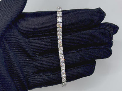 9.30ct Celestia Line Diamond Bracelet in 18k White Gold