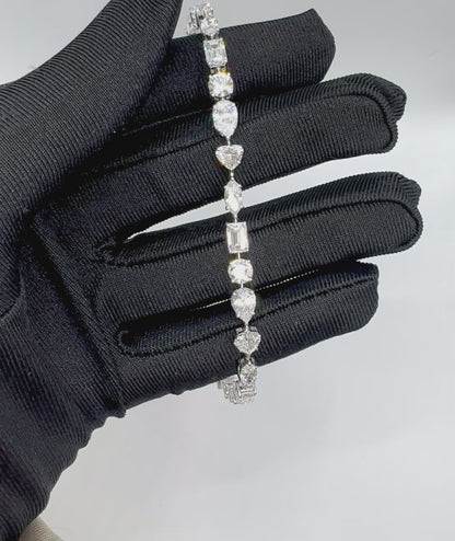12.62ct Celestara Diamond Bracelet in 9k White Gold